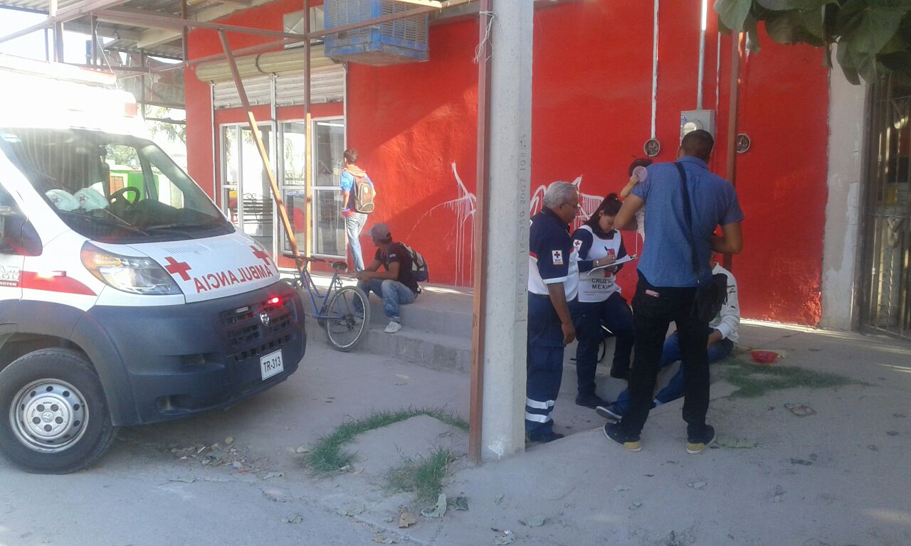 Percance vial en Colonia La Merced