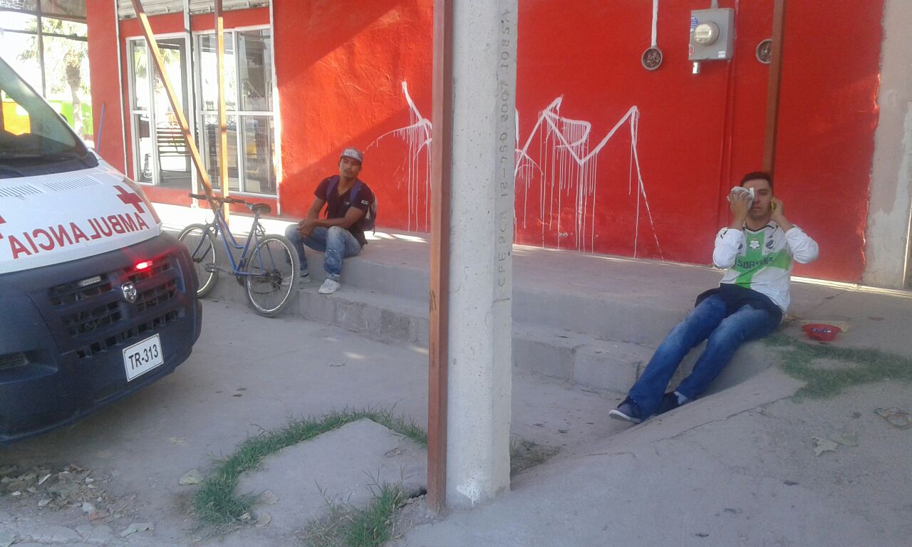 Percance vial en Colonia La Merced