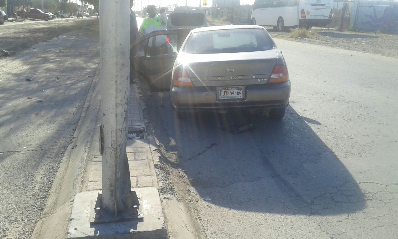 Percance vial en Colonia La Merced