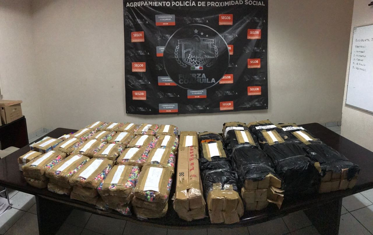 Aseguran media tonelada de explosivos