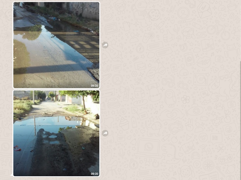 Cinco meses con pérdida de agua