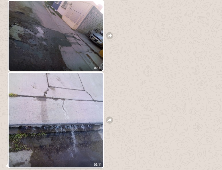 Reportan hundimientos en Fraccionamiento Hacienda la Noria