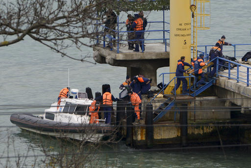 Rusia extenderá operación de búsqueda de avión accidentado en el Mar Negro