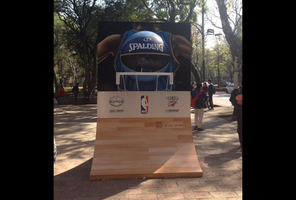 Las calles de CDMX se visten de la NBA
