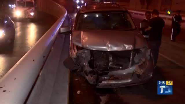 Telediario noticia Recopilación de muertes causadas por accidentes viales.
