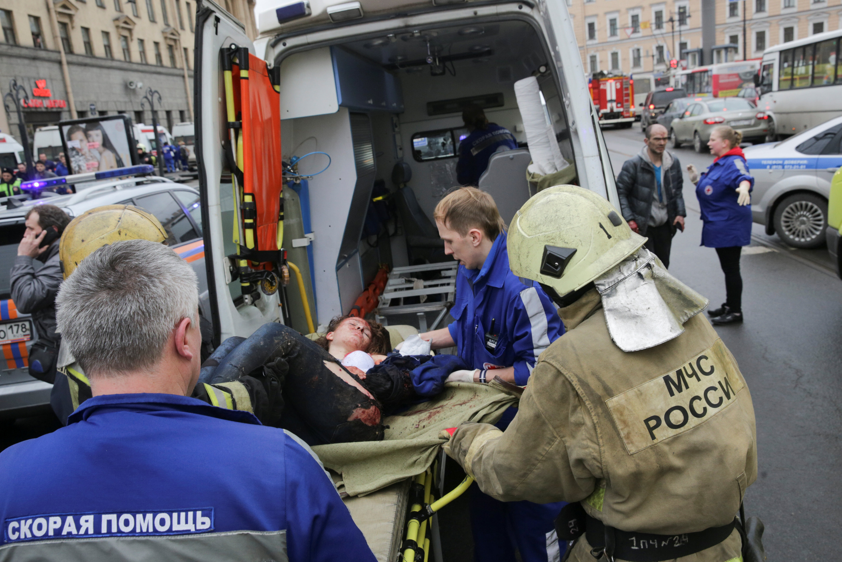 FOTOGALERÍA: La devastación tras el atentado terrorista en Rusia