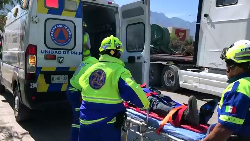 Hombre es arrollado por tren en Santa Catarina