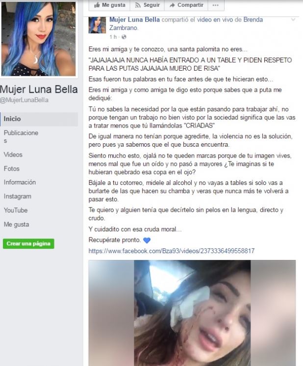 #FOTOS Luna Bella AFIRMA que Brenda Zambrano se buscó que la GOLPEARAN