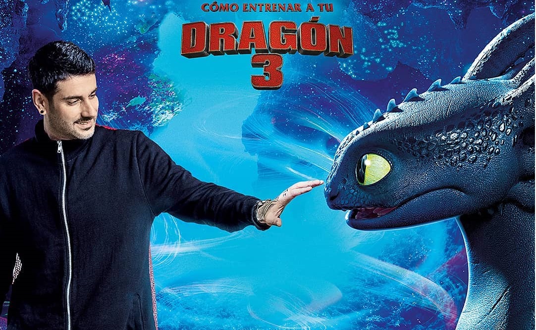 En 'Cómo Entrenar a tu Dragón', le canta Melendi a los niños