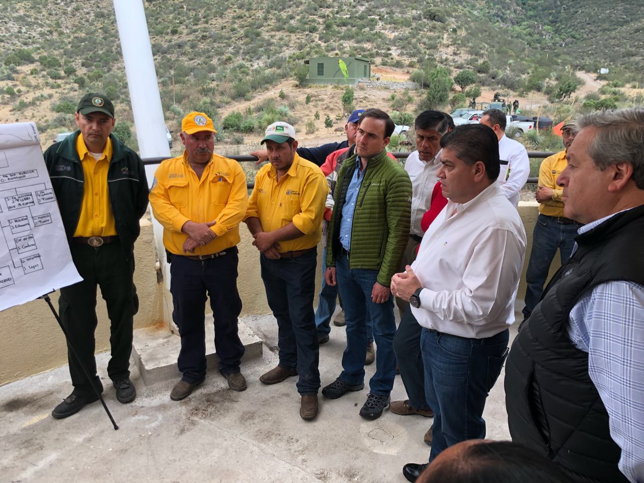 Extinguen incendio en Sierra de Zapalinamé