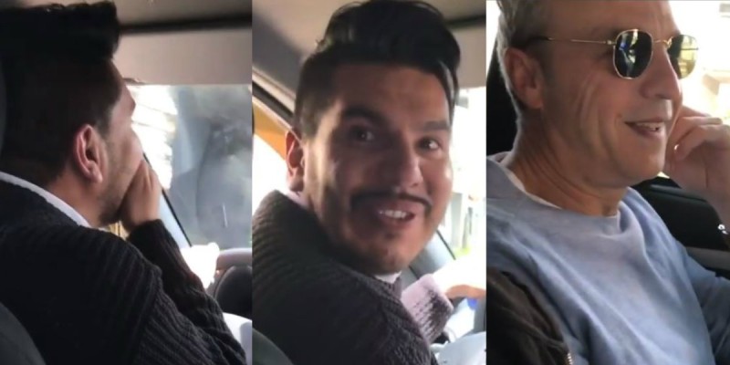 Conductor de Uber queda impactado al ver que sus pasajeros eran los Enanitos Verdes y Hombres G (VIDEO)