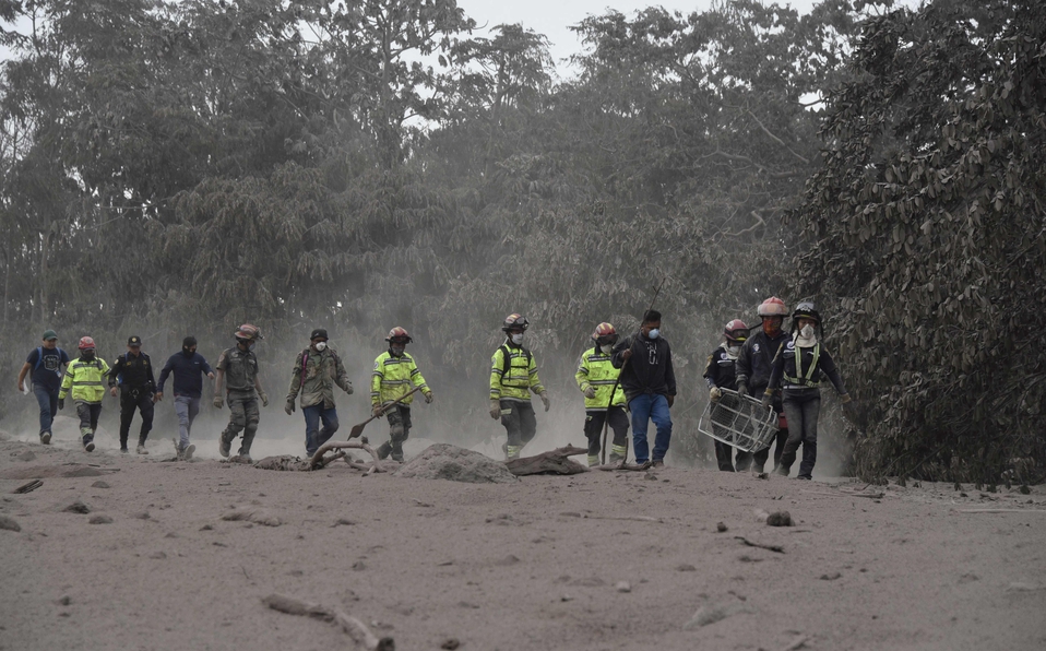 Sube a 161 los muertos por Volcán de Fuego de Guatemala