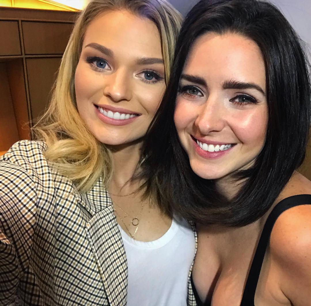 Causa polémica foto de Ariadne Díaz junto a Irina Baeva