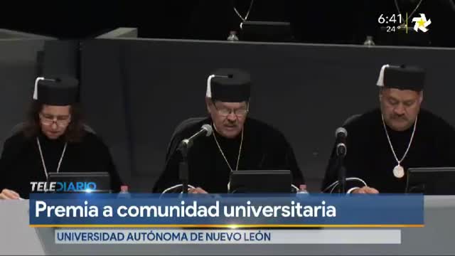 Telediario noticia Premia UANL a investigadores y artistas 