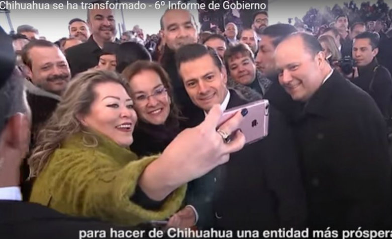 Retiran imágenes de César Duarte de spot promocional del Sexto Informe de gobierno