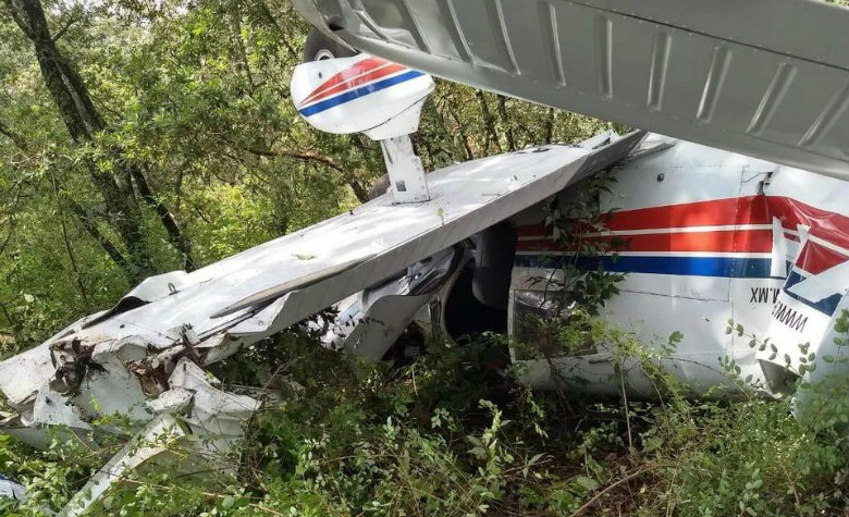 Cae avioneta en Amealco, Querétaro; hay dos heridos