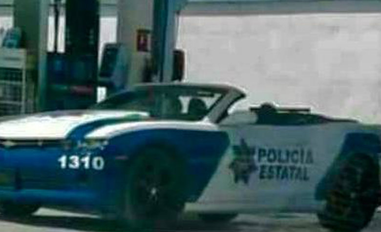 En un Camaro patrullarán las calles de Tamaulipas