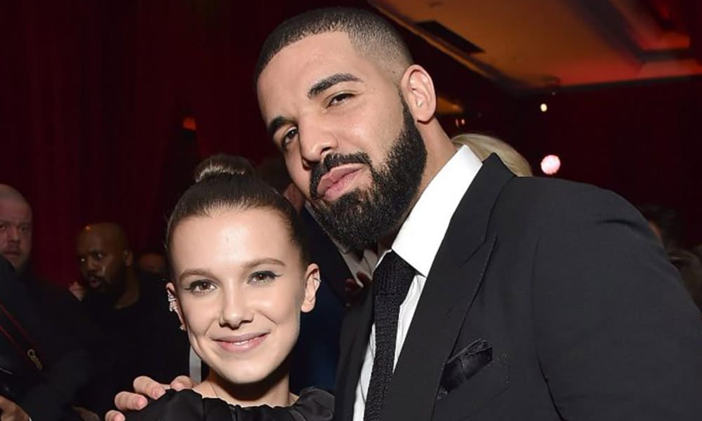 Millie Bobby Brown defiende su relación con el rapero Drake, 17 años mayor que ella