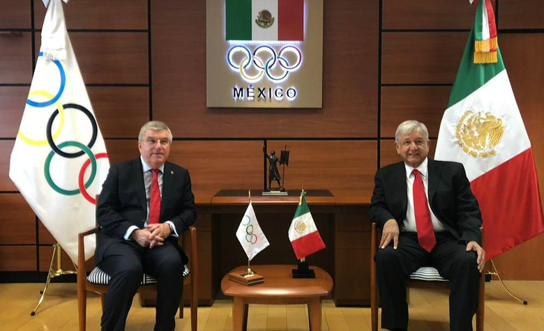 Thomas Bach se reúne con AMLO