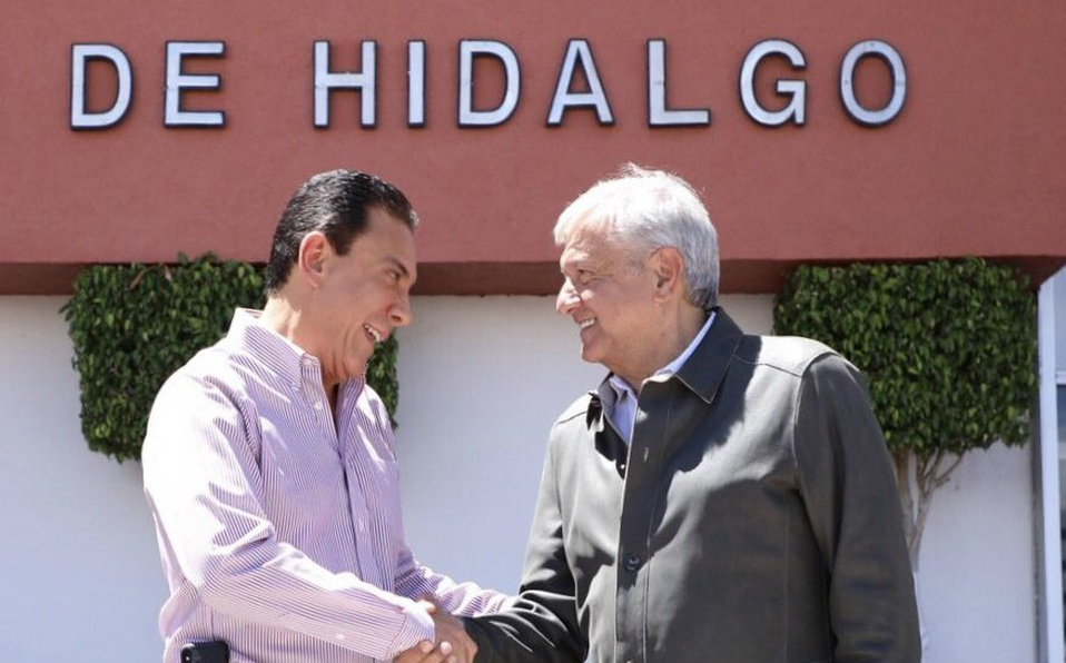 AMLO se reúne con Omar Fayad en Hidalgo