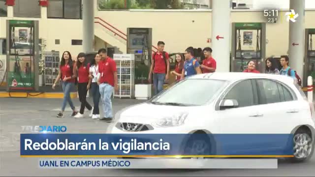 Telediario noticia Redoblarán vigilancia en campus médico de la UANL