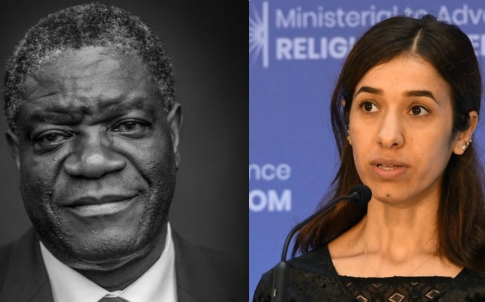 Activistas contra violencia sexual ganan Nobel de la Paz