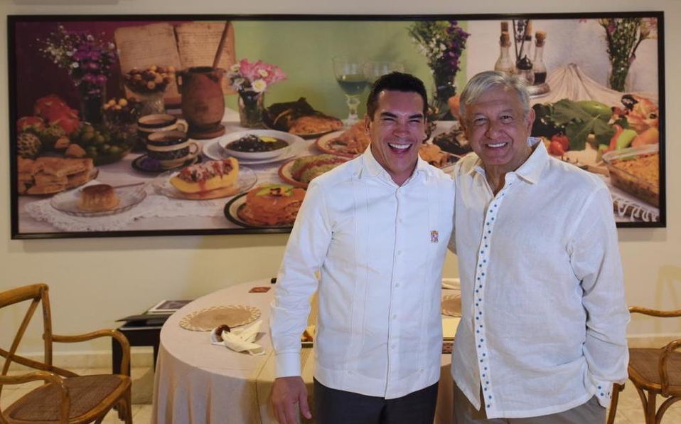 AMLO se reúne con el gobernador de Campeche
