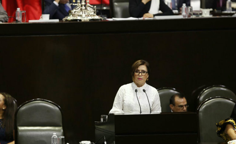 Rosario Robles niega desvíos en Sedesol y se dice víctima de violencia política