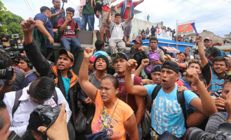 No somos delincuentes: migrantes centroamericanos