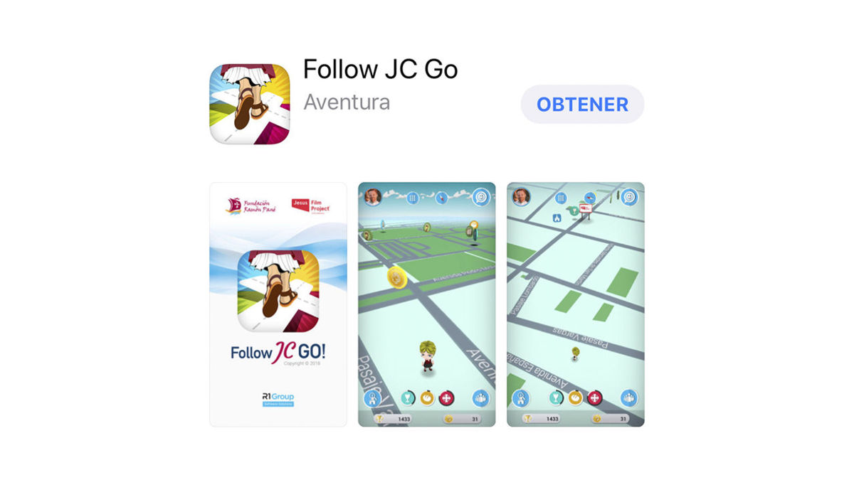 Follow JC Go, la app para encontrar a Jesús con GPS