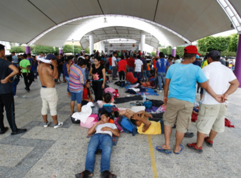 Suman 640 solicitudes de refugio de migrantes hondureños en Chiapas