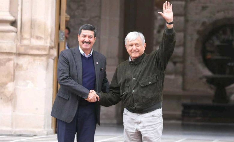 AMLO se reúne con Corral en Chihuahua