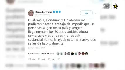 MX trump arremete caravan