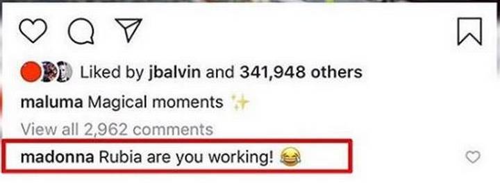 Madonna llama "rubia" a Maluma
