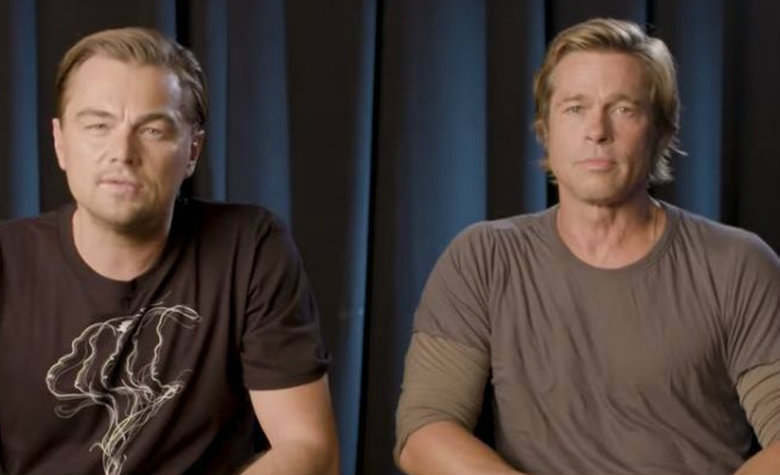 Leonardo DiCaprio y Brad Pitt invitan a salir a votar en EU