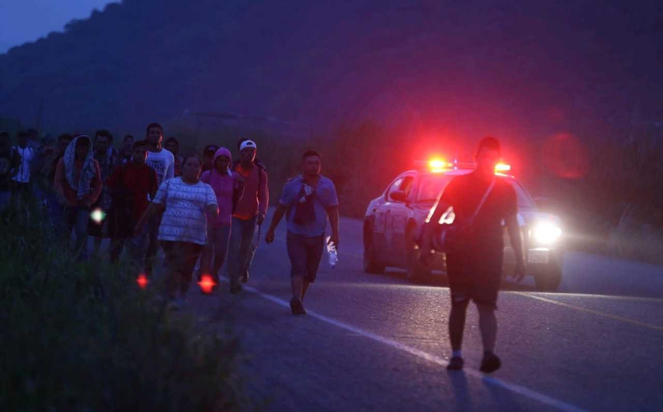 Segunda caravana de migrantes llega a Oaxaca