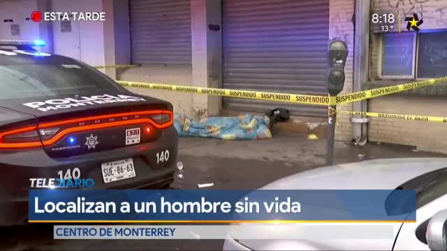 Telediario noticia Un hombre de aspecto indigente envuelto en una cobija fue hallado sin signos vitales en J. I. Ramón y Pino Suárez, en el Centro.