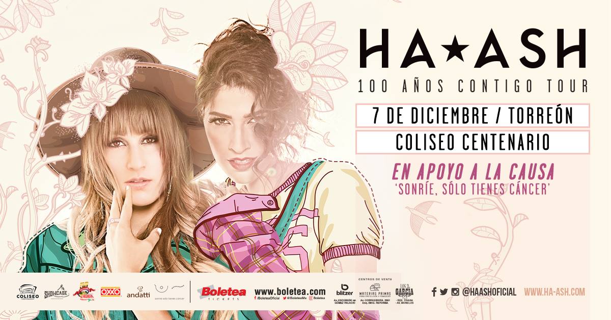 Ha Ash viene a Torreón para 'cantar' a víctimas del cáncer