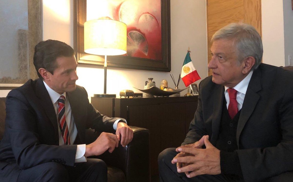 AMLO come con Peña para definir detalles de toma de protesta