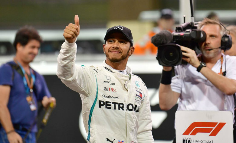 Lewis Hamilton logra otra 'pole' en el GP de Abu Dhabi
