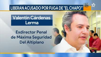 Mx.- Sale de prisión ex director del Altiplano acusado de fuga de 'El Chapo'