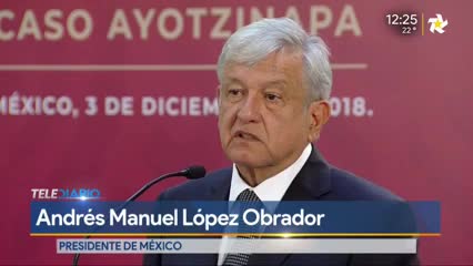 Telediario noticia El presidente firmó el decreto para crear la Comisión de Investigación de la Verdad y Justicia sobre el Caso Iguala.