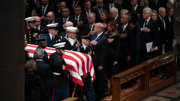Estados Unidos despide al ex presidente George H.W. Bush