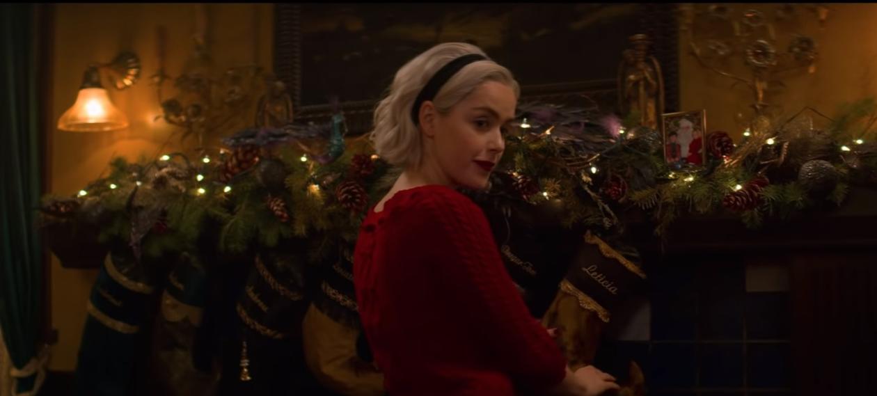 Infernal Navidad la que tiene Sabrina