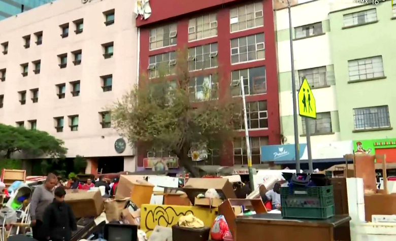 Desalojan a 45 familias en edificio de la Cuauhtémoc