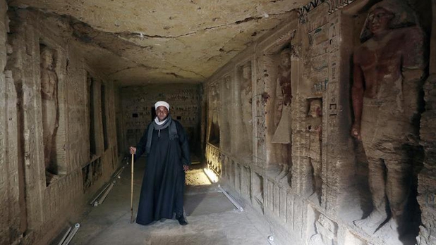 Egipto devela tumba casi intacta de 4 mil 400 años