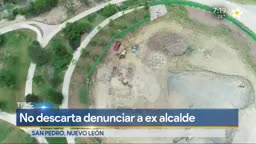 Telediario noticia El municipio de San Pedro no descarta denunciar penalmente al ex alcalde Mauricio Fernández y su Cabildo.