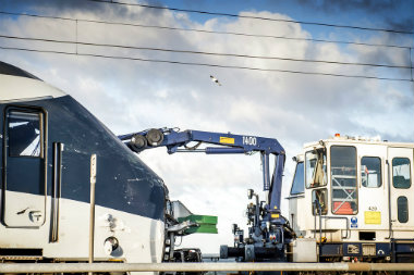 Choque de trenes deja 6 muertos en Dinamarca