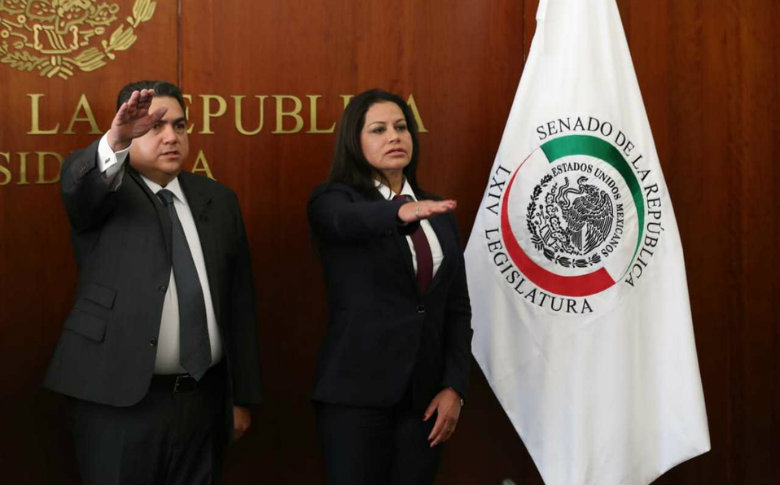 Rinde protesta en Senado suplente de Moreno Valle