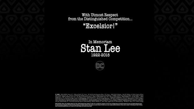 Rinde DC Comics homenaje a Stan Lee